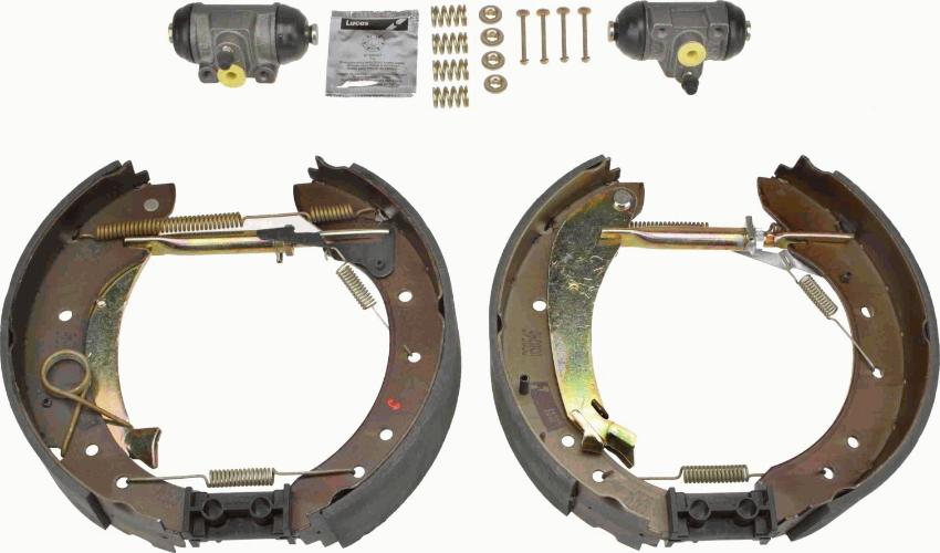 TRW GSK1221 - Brake Shoe Set autospares.lv