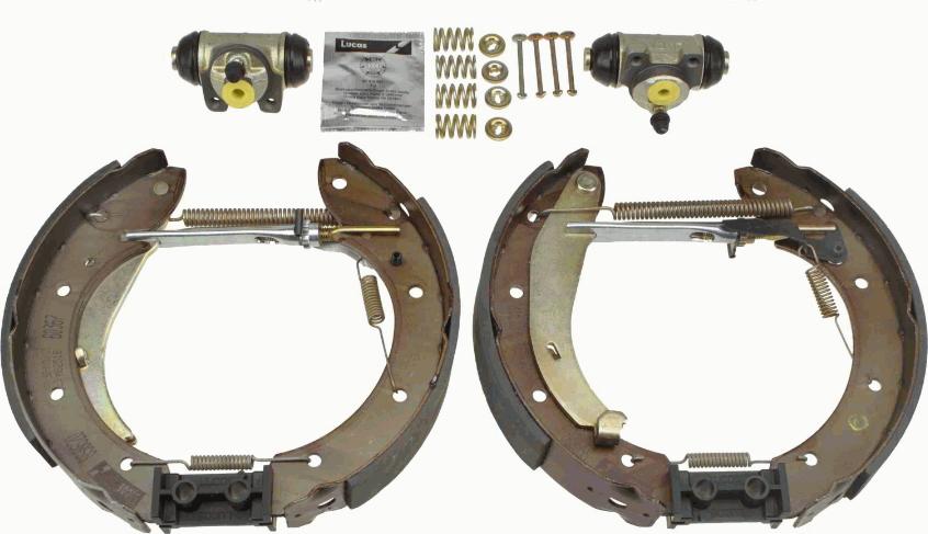 TRW GSK1223 - Brake Shoe Set autospares.lv