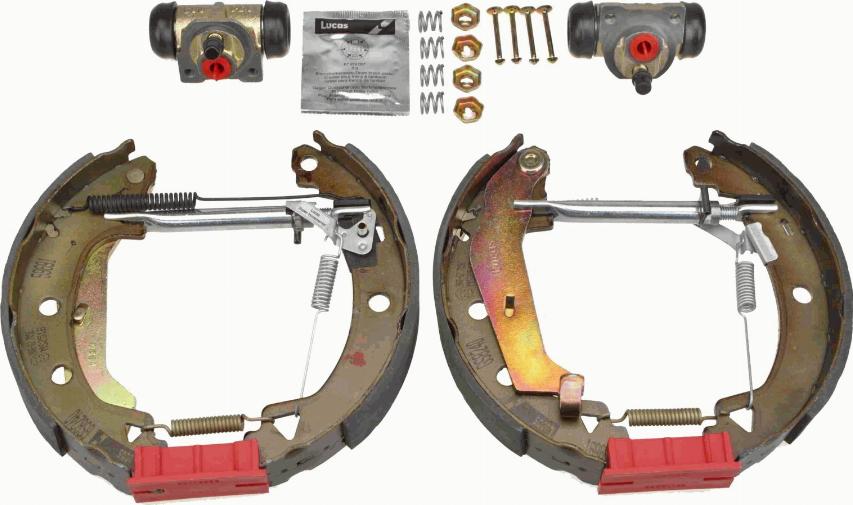 TRW GSK1736 - Brake Shoe Set autospares.lv