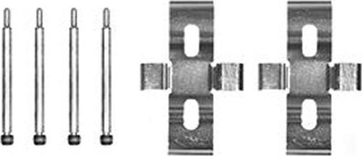 TRW PFK172 - Accessory Kit for disc brake Pads autospares.lv