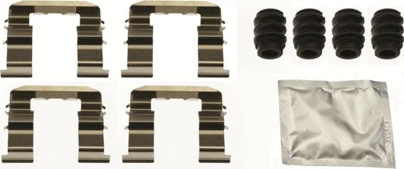 TRW PFK714 - Accessory Kit for disc brake Pads autospares.lv