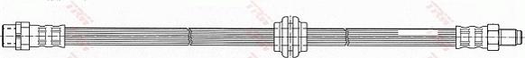 TRW PHB435 - Brake Hose autospares.lv