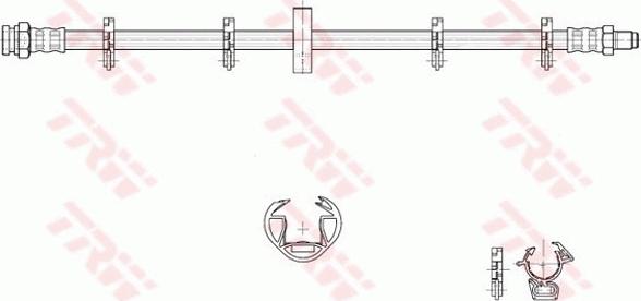 TRW PHB317 - Brake Hose autospares.lv