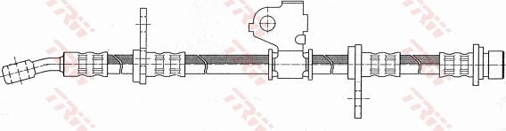 TRW PHD139 - Brake Hose autospares.lv