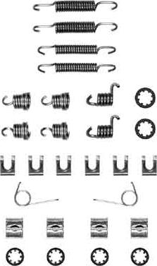 TRW SFK44 - Accessory Kit, brake shoes autospares.lv