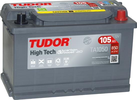 Tudor TA1050 - Starter Battery autospares.lv