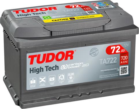 Tudor TA722 - Starter Battery autospares.lv