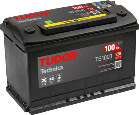 Tudor TB1000 - Starter Battery autospares.lv