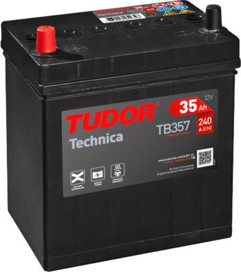 Tudor TB357 - Starter Battery autospares.lv