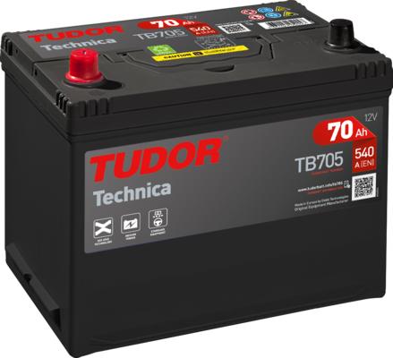 Tudor TB705 - Starter Battery autospares.lv