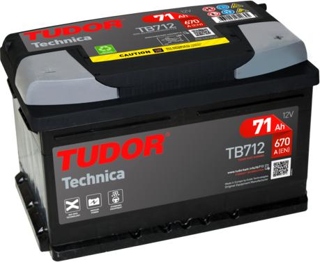 Tudor TB712 - Starter Battery autospares.lv