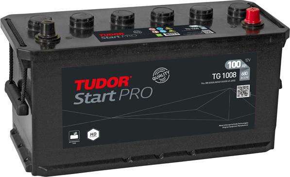 Tudor TG1008 - Starter Battery autospares.lv
