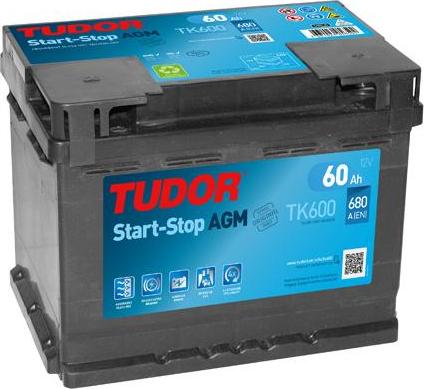 Tudor TK600 - Starter Battery autospares.lv