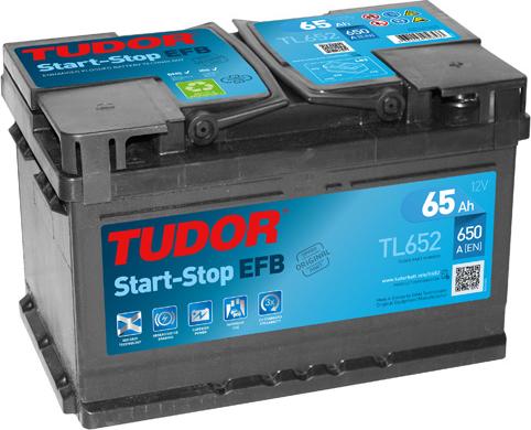 Tudor TL652 - Starter Battery autospares.lv