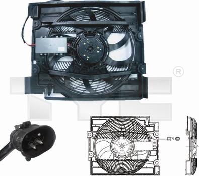 TYC 803-0008 - Fan, radiator autospares.lv