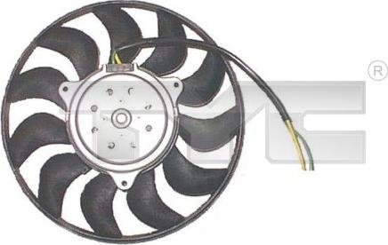 TYC 802-1006 - Fan, radiator autospares.lv