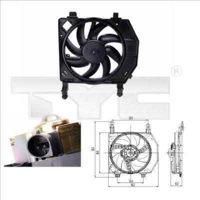 TYC 810-0028 - Fan, radiator autospares.lv