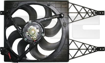 TYC 831-1003 - Fan, radiator autospares.lv
