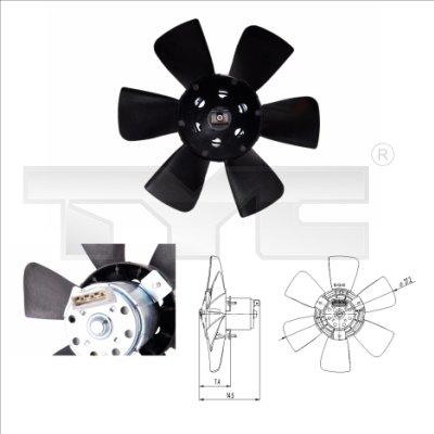 TYC 837-0007 - Fan, radiator autospares.lv