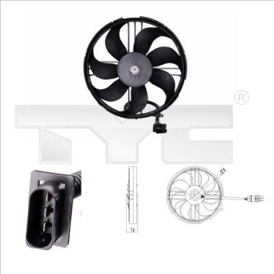 TYC 837-0018 - Fan, radiator autospares.lv