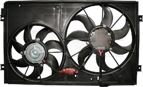TYC 837-0027 - Fan, radiator autospares.lv