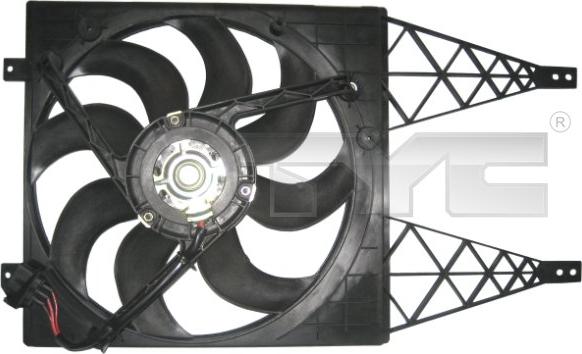 TYC 837-1009 - Fan, radiator autospares.lv