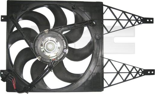 TYC 837-1004 - Fan, radiator autospares.lv