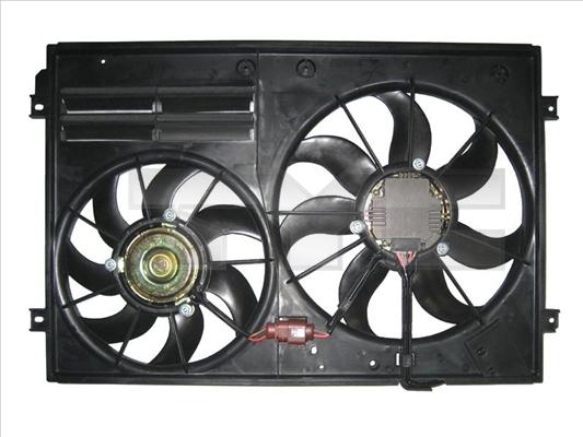 TYC 837-1015 - Fan, radiator autospares.lv