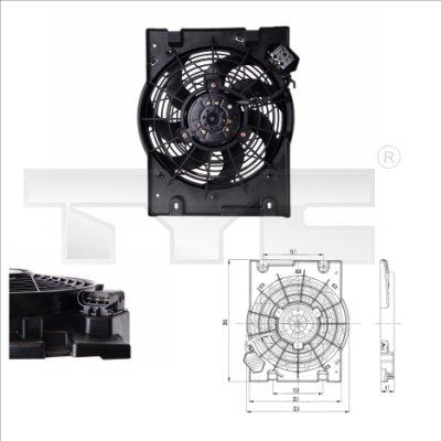 TYC 825-0014 - Fan, radiator autospares.lv