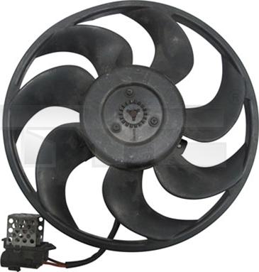 TYC 825-0024 - Fan, radiator autospares.lv