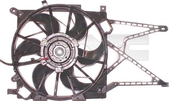TYC 825-1017 - Fan, radiator autospares.lv