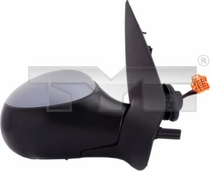 TYC 326-0075 - Outside Mirror autospares.lv