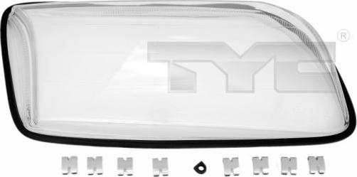 TYC 20-5754-LA-1 - Diffusing Lens, headlight autospares.lv