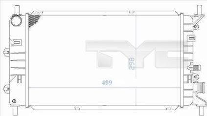 TYC 710-0036 - Radiator, engine cooling autospares.lv