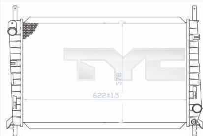 TYC 710-0032 - Radiator, engine cooling autospares.lv