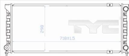 TYC 737-0003 - Radiator, engine cooling autospares.lv