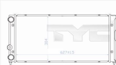 TYC 737-0035 - Radiator, engine cooling autospares.lv