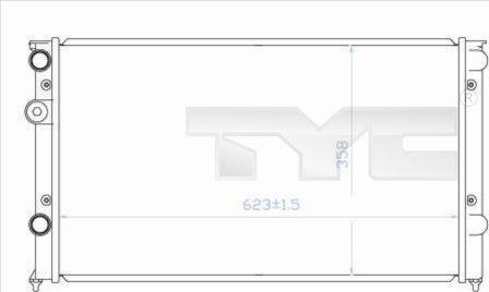 TYC 737-0030 - Radiator, engine cooling autospares.lv