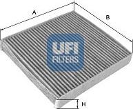 UFI 54.156.00 - Filter, interior air autospares.lv