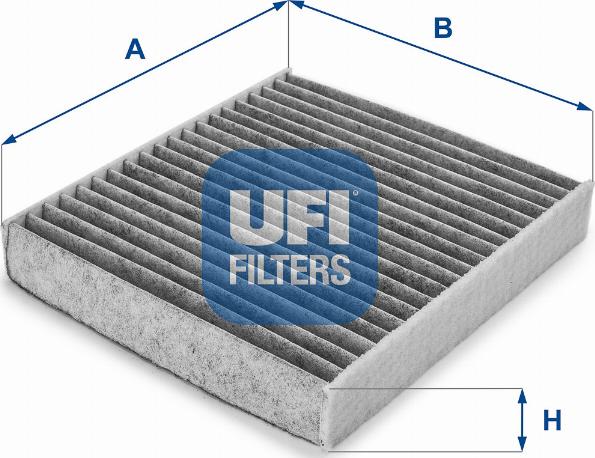 UFI 54.158.00 - Filter, interior air autospares.lv