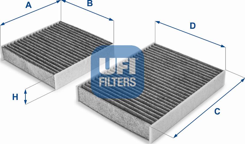 UFI 54.164.00 - Filter, interior air autospares.lv