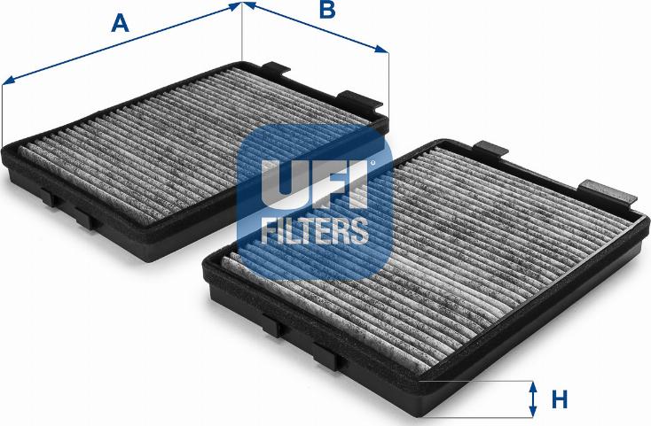 UFI 54.108.00 - Filter, interior air autospares.lv