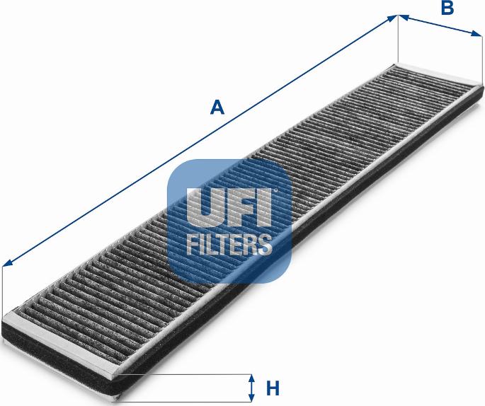 UFI 54.121.00 - Filter, interior air autospares.lv