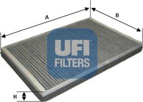 UFI 54.123.00 - Filter, interior air autospares.lv