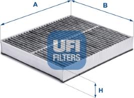 UFI 54.320.00 - Filter, interior air autospares.lv