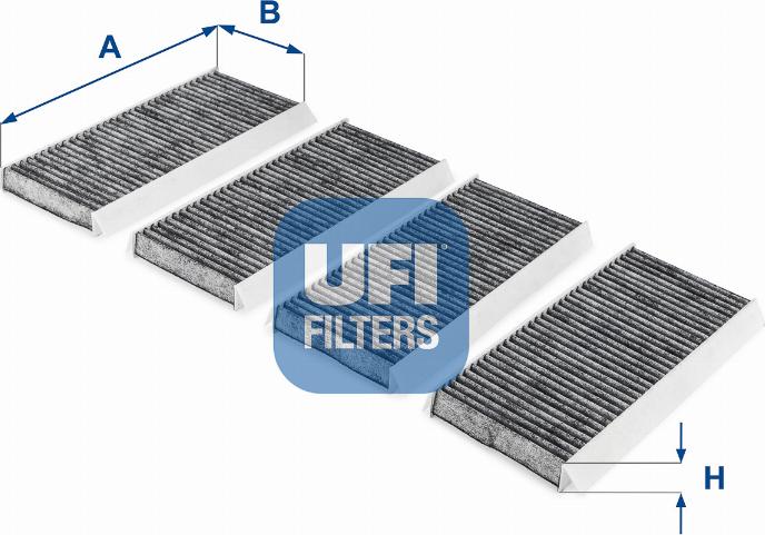 UFI 54.255.00 - Filter, interior air autospares.lv