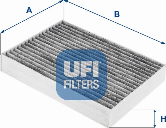 UFI 54.257.00 - Filter, interior air autospares.lv