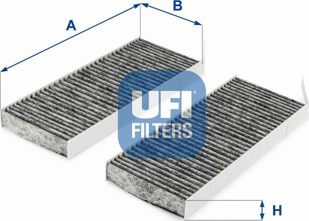 UFI 54.287.00 - Filter, interior air autospares.lv