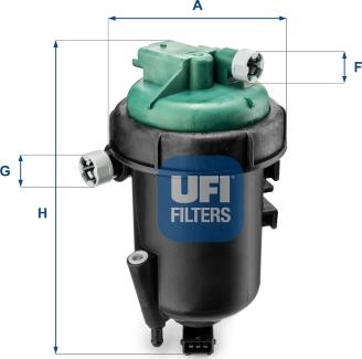 UFI 55.175.00 - Fuel filter autospares.lv