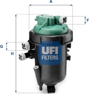 UFI 55.178.00 - Fuel filter autospares.lv